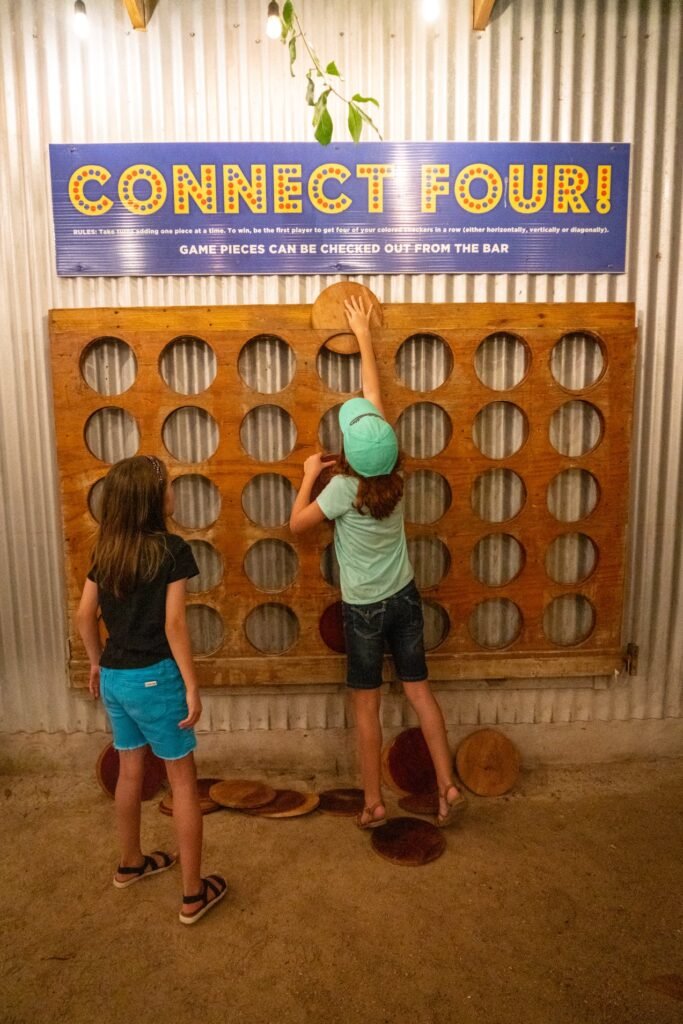 Playing Giant Connect Four