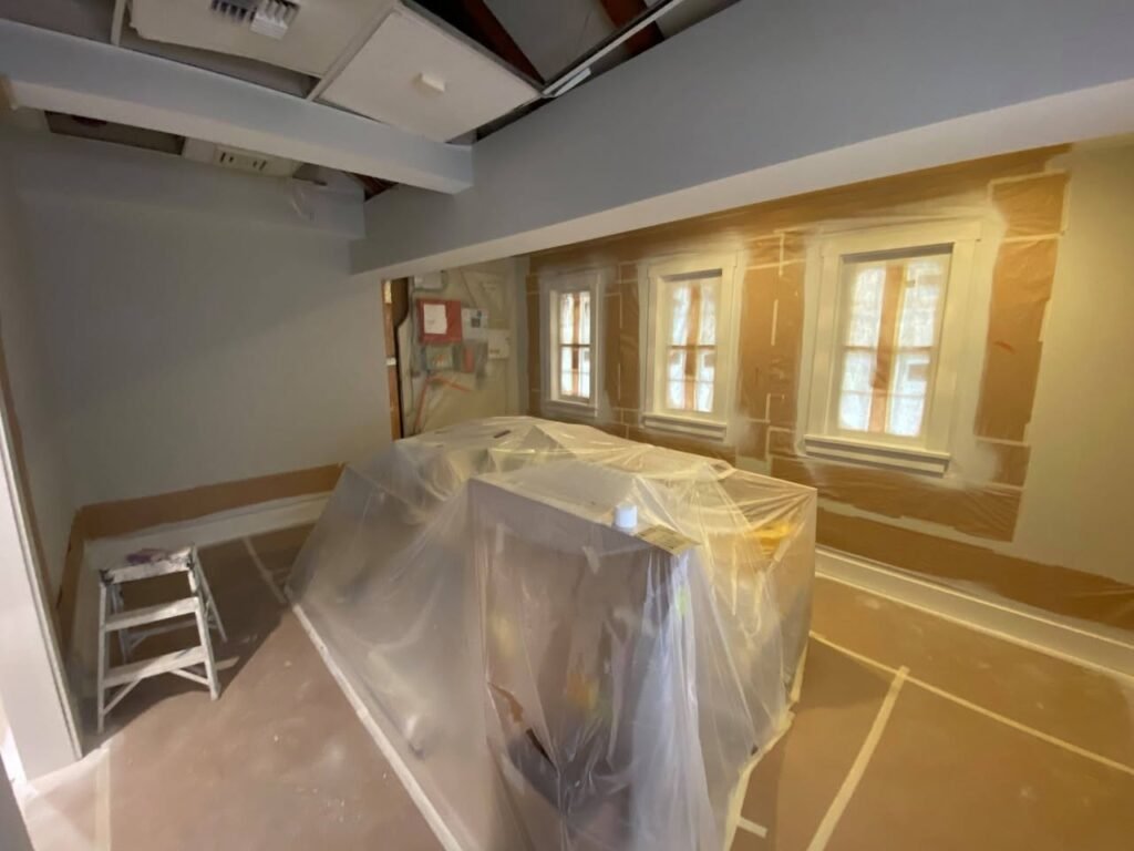 Mid-Renovation Pacific Northwest Home Interior