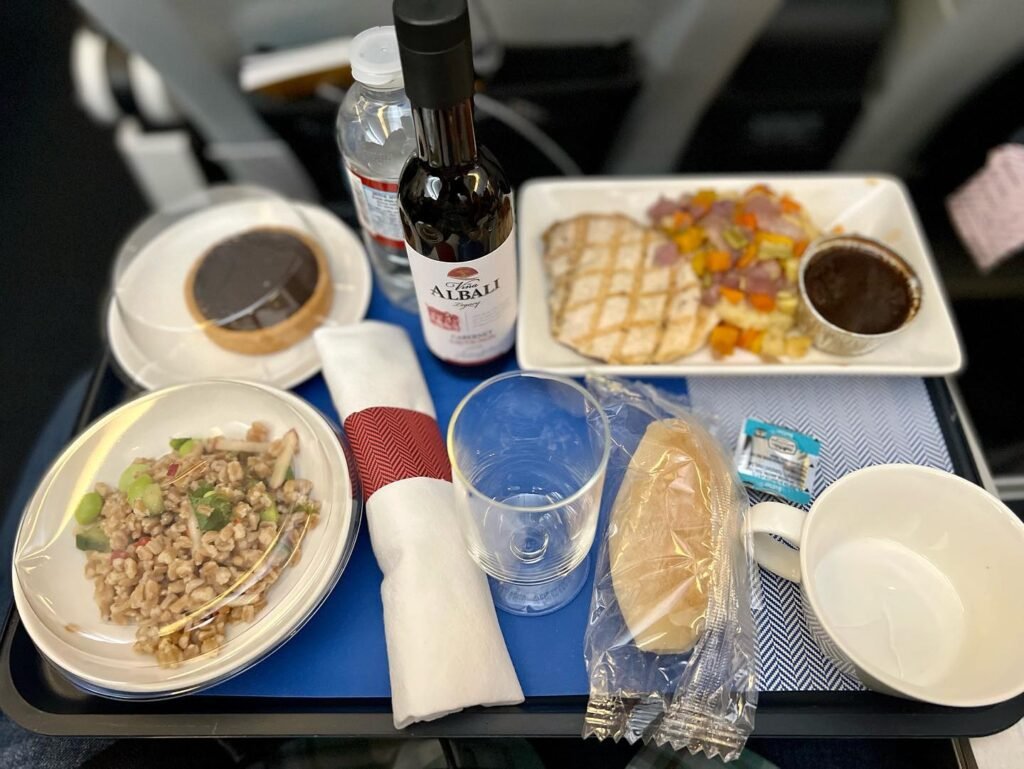 Airline Meal in the Pacific Northwest