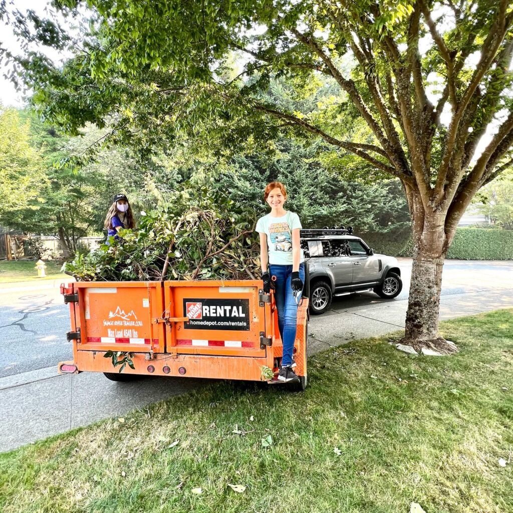 Clearing Tree Limbs in Pacific Northwest Yard
