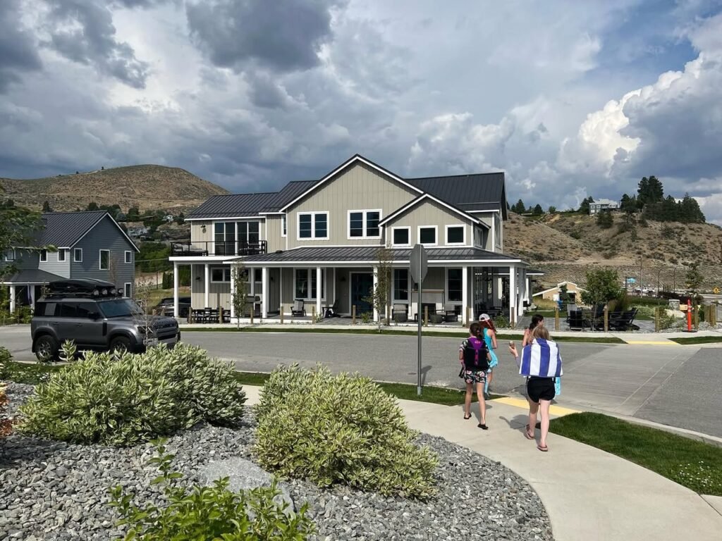 Walkway in Hillside Neighborhood
