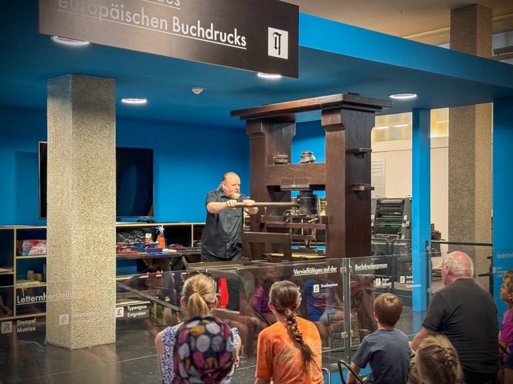 Book Printing Museum Exhibit