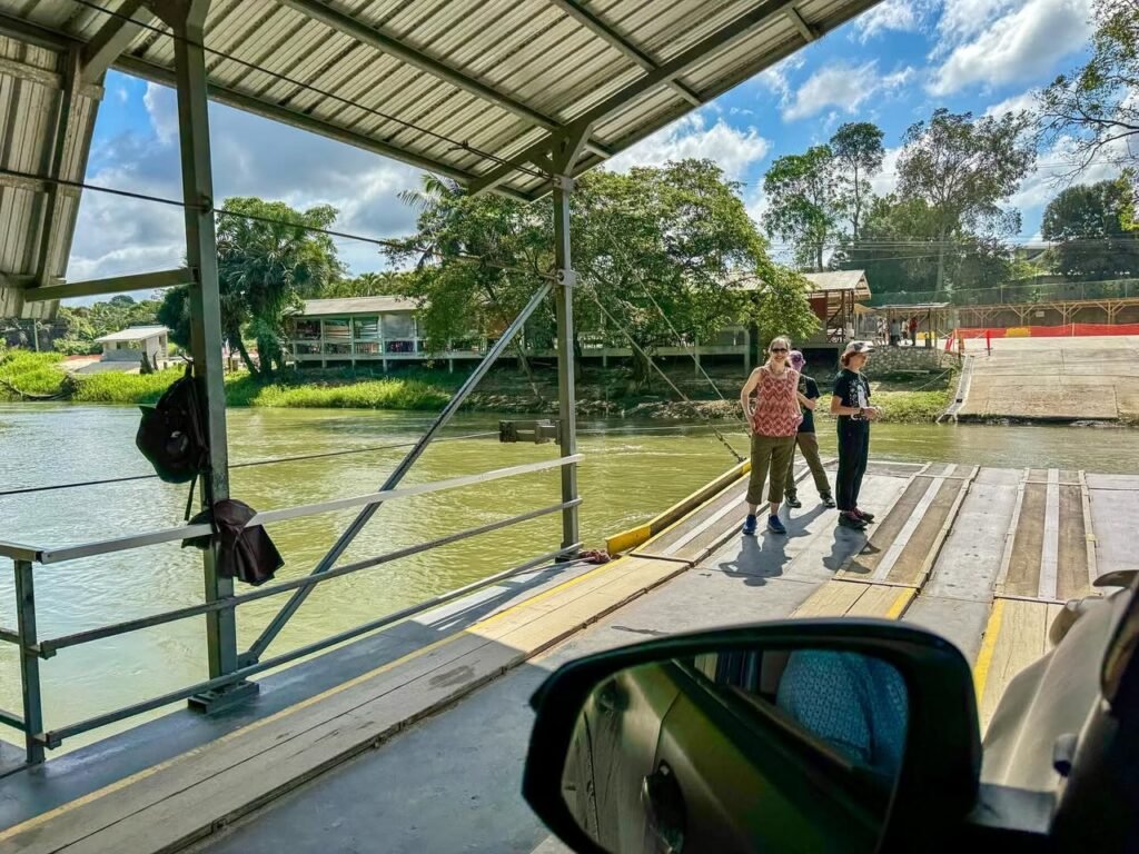 Departing from a Tropical Water Taxi