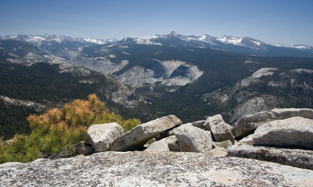 Panoramic Mountain View from Rocky Summit
