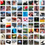 A dynamic grid of vibrant photos capturing John and Kristie's adventures and memories.