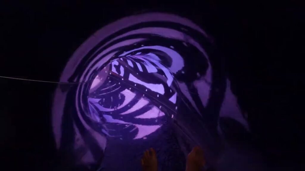 Night Sky Reflections in Rippled Water